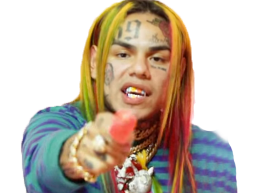 Sticker 69 rap 6ix9ine us rappeur other par El_Guirri