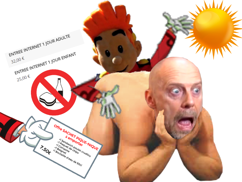 chaud spirou prix cher arnaque enculer soral manger parc tarifs bouffe fessee gay