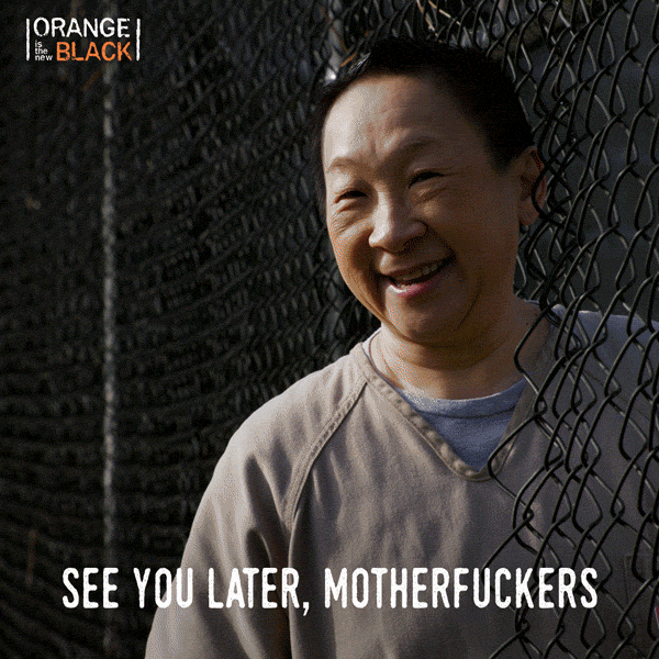 u bye motherfucka see later