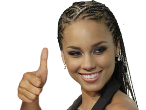 keys alicia pouce metisse