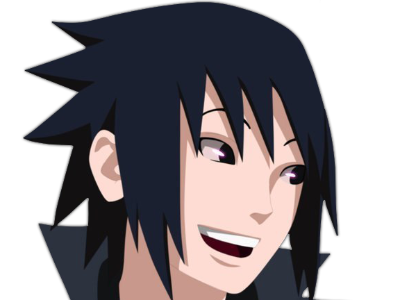 Sticker de PrincesseAzula sur sasuke sourit  sourire souris 