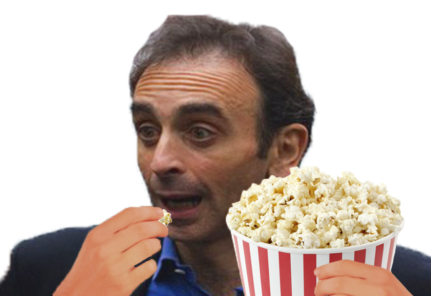 Sticker de Natio sur politic zemmour pop corn popcorn ...