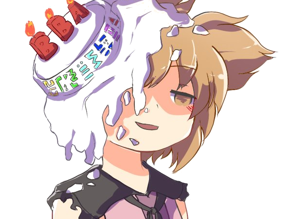 Sticker De Noxious Sur Kikoojap Miko Anniversaire Gateau Seul Alone Touhou Sticker Id