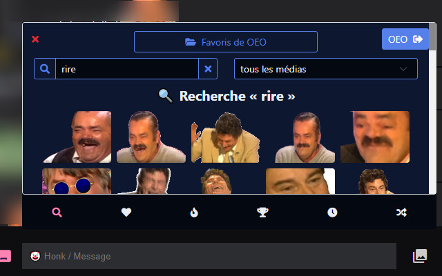 Capture 2 de l'extension Chrome RisiBank
