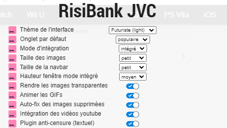 Screen 4 userscript RisiBank pour JVC